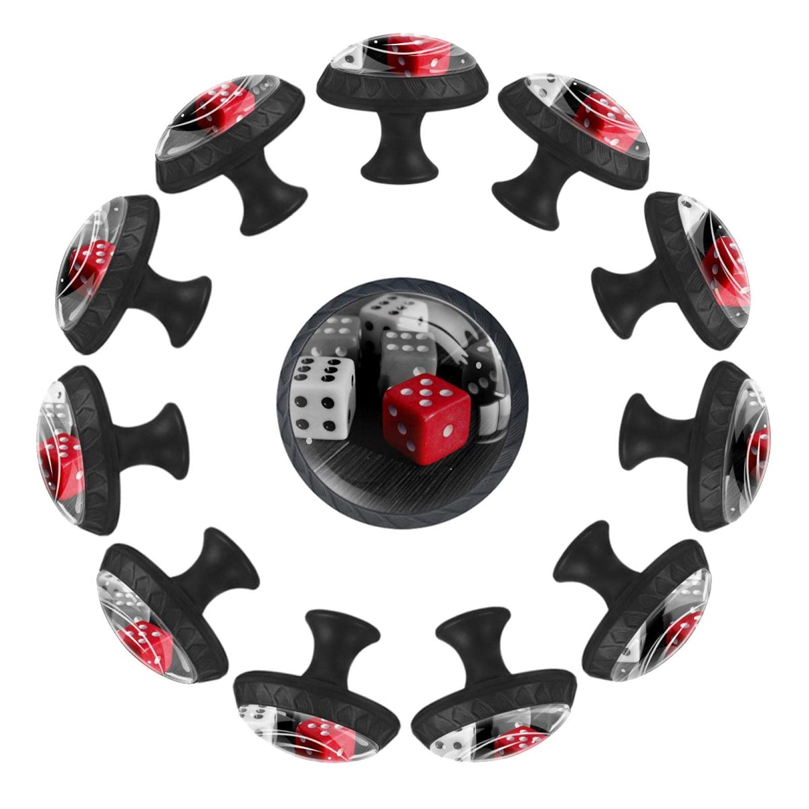 Boutons de tiroir en verre cristal AISSO ronds 35 mm pour relooker vos meubles
