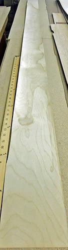 Madera de abedul chapado, con 5" x 97" Backer (HPL de plástico fenólico Backer) 125 "