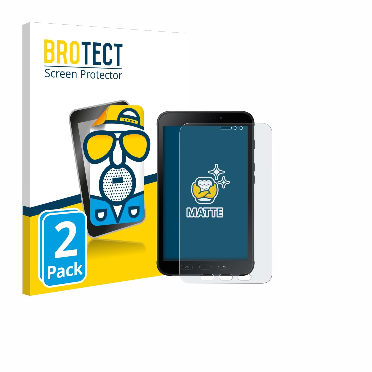 Brotect Pellicola Protettiva Opaca Antiriflesso Per Tolino Tab 8'' - Confezione Da 2 Pezzi - Made In Germany