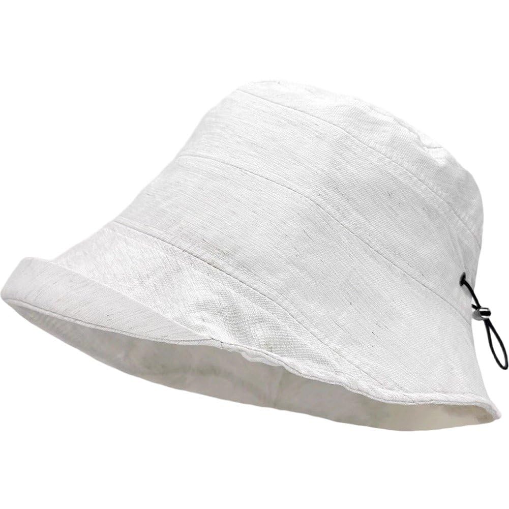 Hrippy Solid Color Women Fisherman Hat Bucket Hat, Long Brim Breathable Headwear for Spring Summer Daily Outdoor Wear