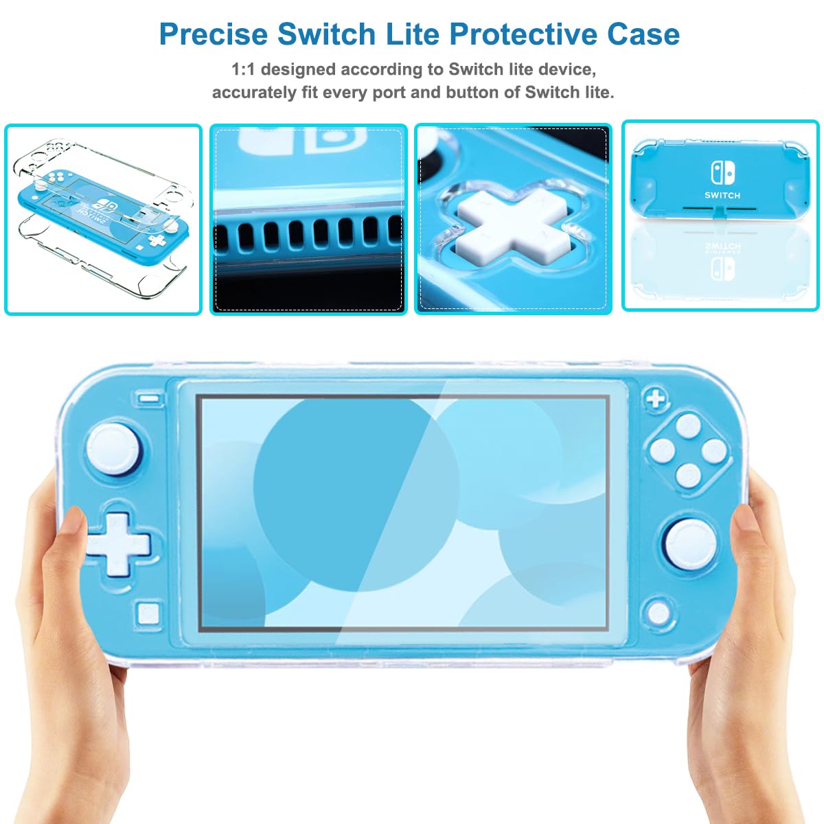 Amazon.com: Switch Lite Case with HD Screen Protector for Nintendo