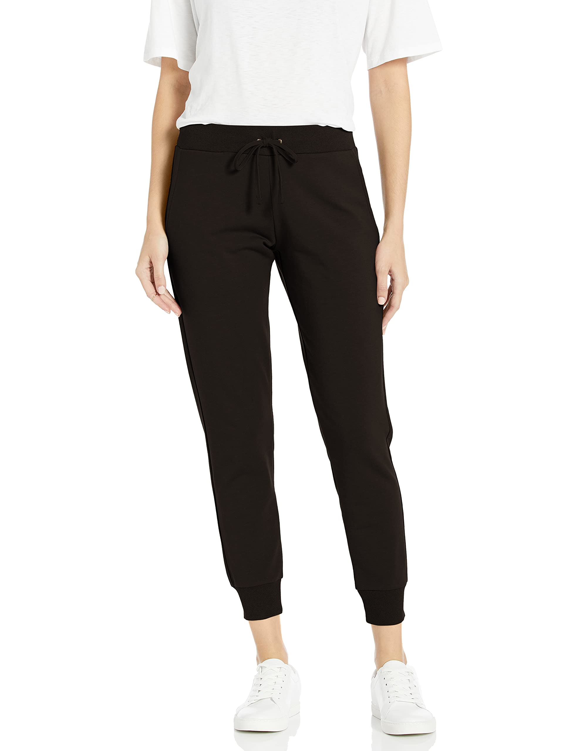 The Drop Women's Grace Supersoft Stretch Rib-Cuff Jogger
