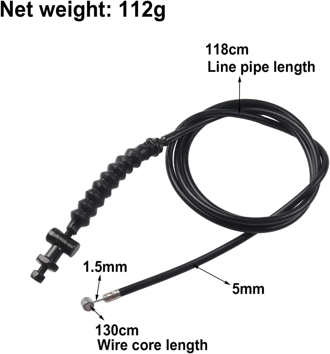 anjdf 電動スクーターブレーキケーブル、NINEBO T MAX G30アクセサリースチールPCブレーキライン修理部品交換ライン