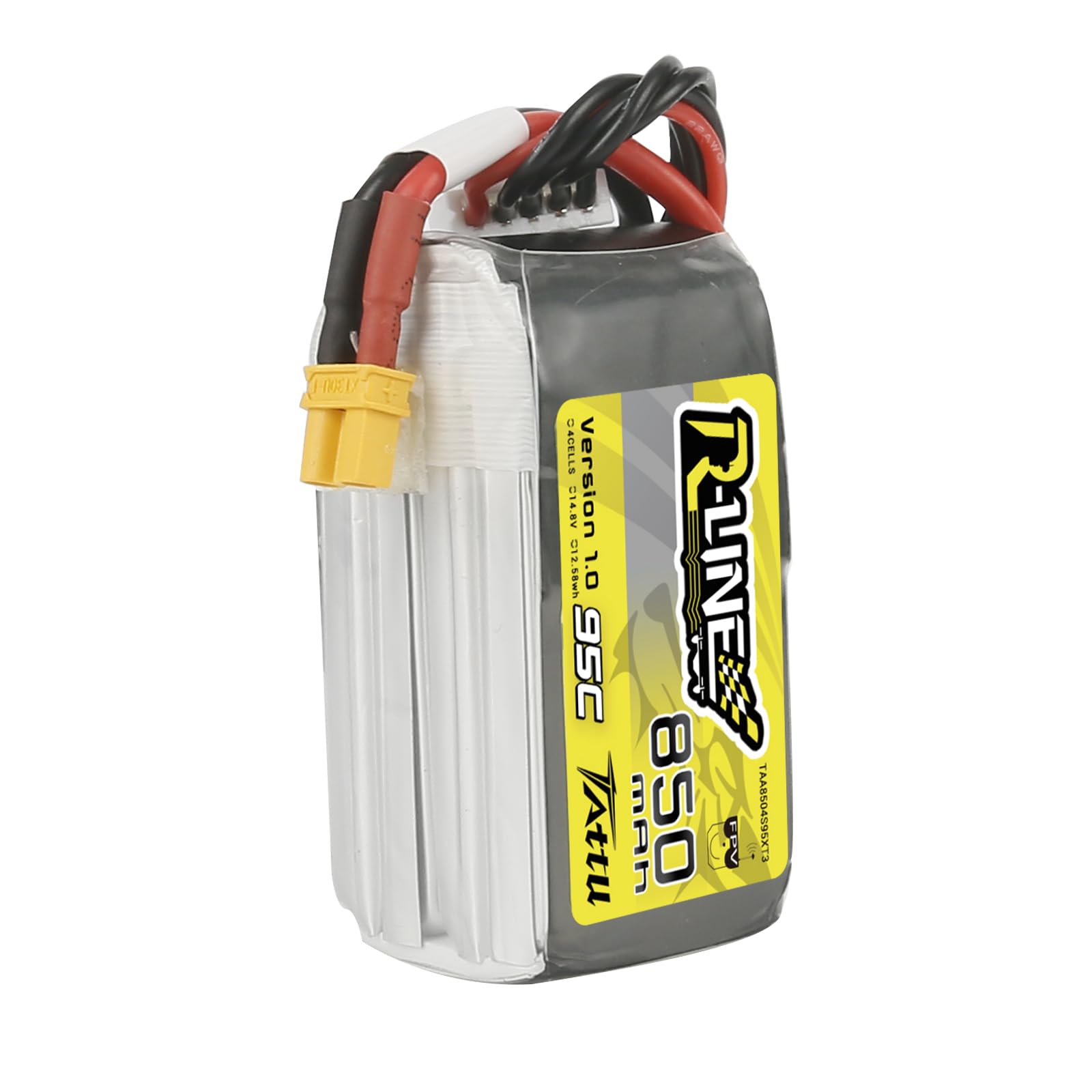 Tattu Modellbau-Akkupack (LiPo) 14,8 V 850 mAh 4S 95C Softcase XT30