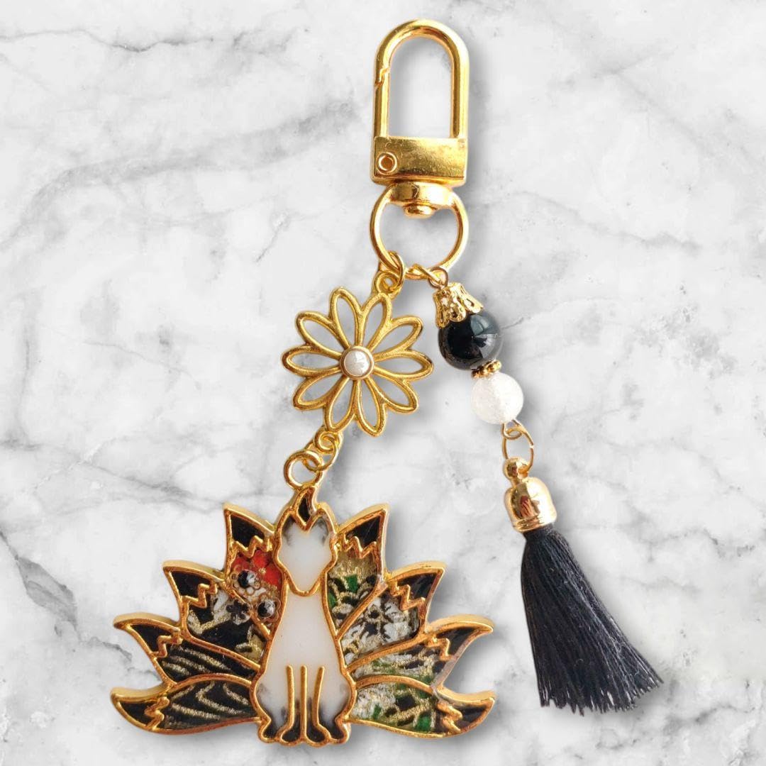 和風◇扇子　銃　漢字一文字　他レジンキーホルダー計4点 Amazon.co.jp: 003九尾の狐 和風 レジンキーホルダー オレンジ