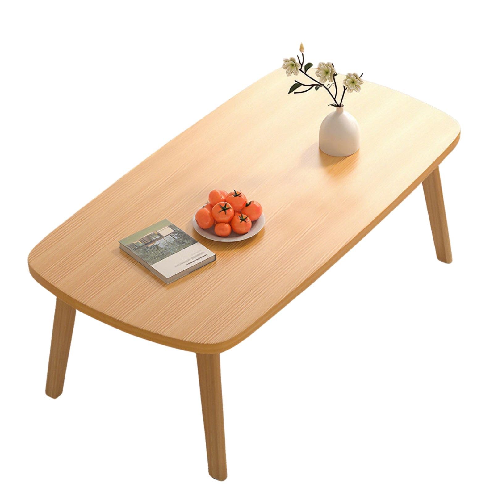 Table basse bois massif de style minimaliste et finitions naturelles
