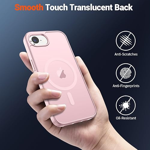 Miniatura 716 de SUPFINE - Funda magnética para iPhone 13 Pro Max (compatible con MagSafe), (protección contra caídas de grado militar de 10 pies), delgada, Negro