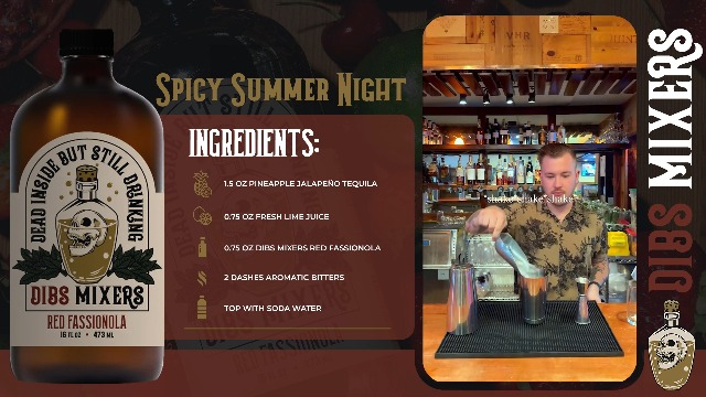 Amazon.com : Dibs Mixers Red Fassionola - Tropical Cocktail Syrup