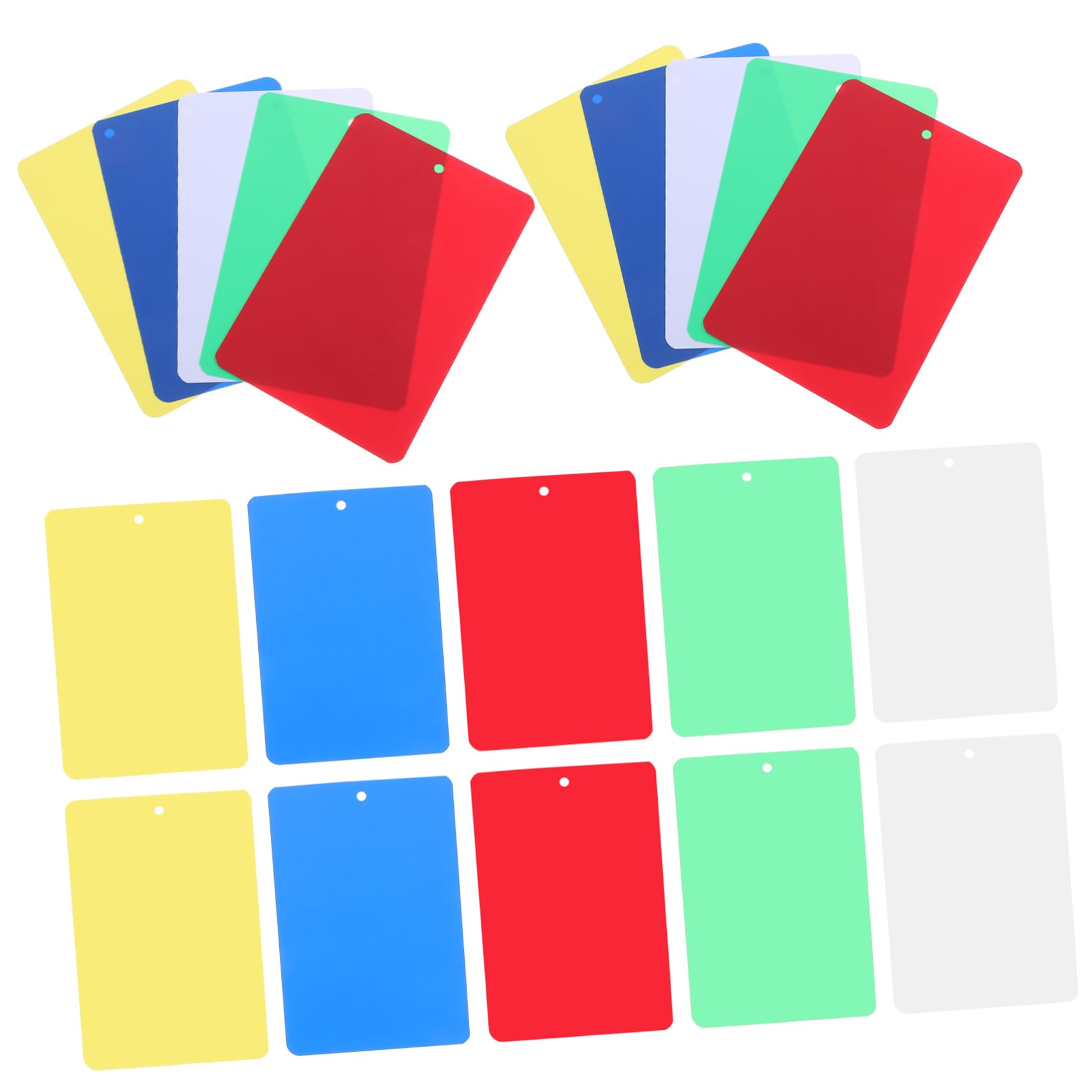 Homoyoyo 100pcs Supermarket Tags Large Bright Plastic Retail Store Adhesive Labels