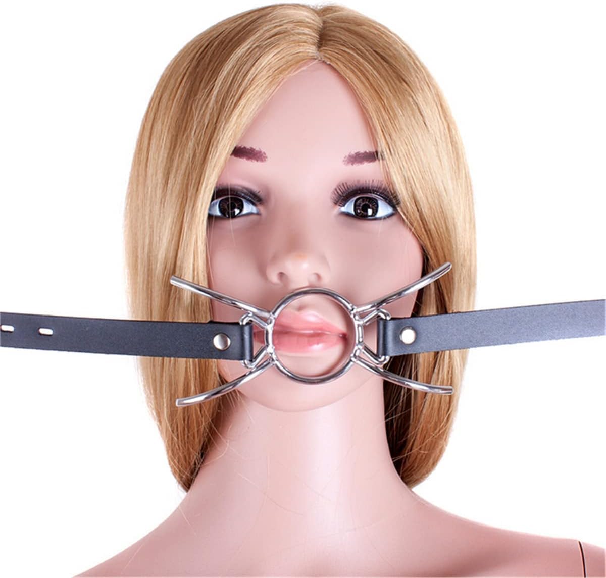 spider gag sex toy Metal Spider Gag Flirting Open Mouth with O-Ring – Honeyloveyou
