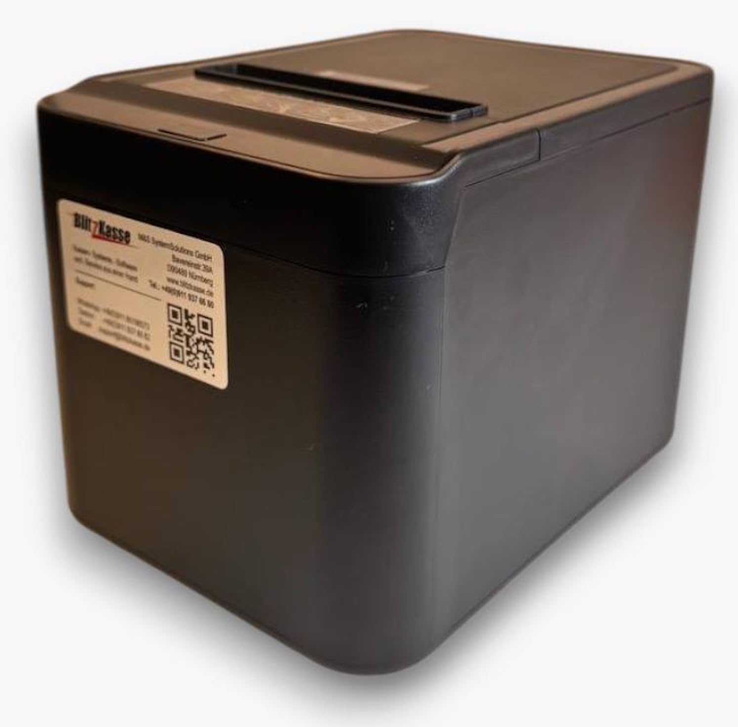 BlitzBD80 80mm Thermobondrucker für Kassensysteme mit Auto-Cutter – Bondrucker mit USB, LAN und Kassenschubladen-Anschluss, ESC/POS Kompatibel, für Laden, Kiosk, Imbiss und Gastronomie