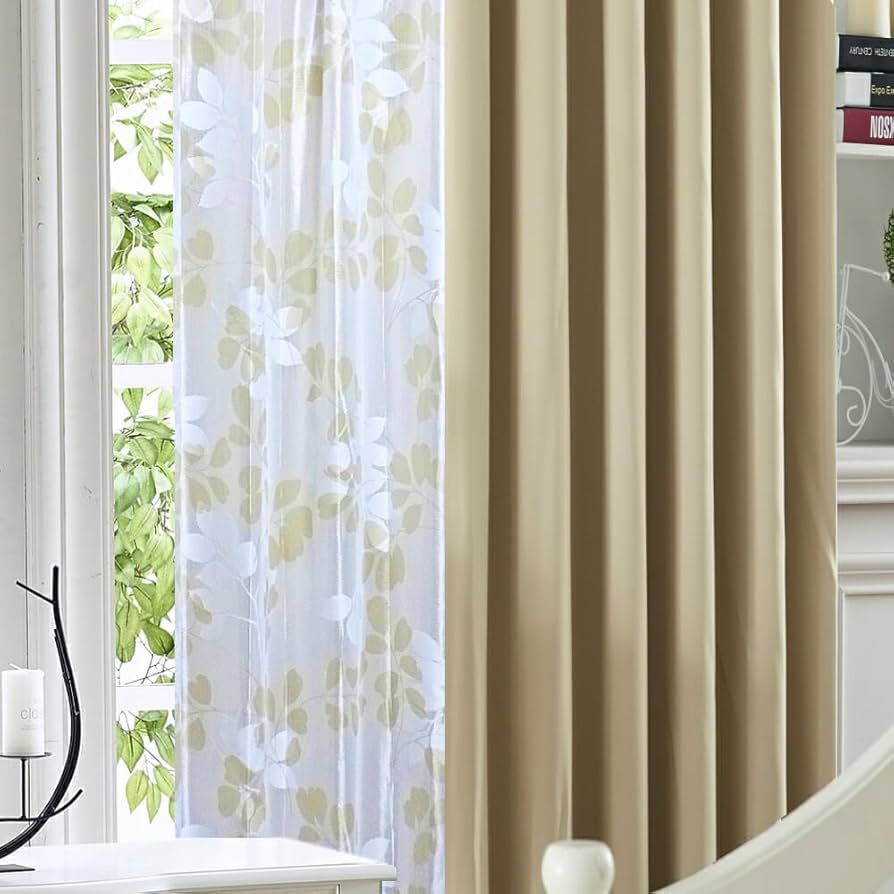 【新品未使用】カーテンレースセット丈185cm×幅150cm（2枚組） 新品未使用】カーテンレースセット丈185cm×幅150cm（2枚組） 幅150cm