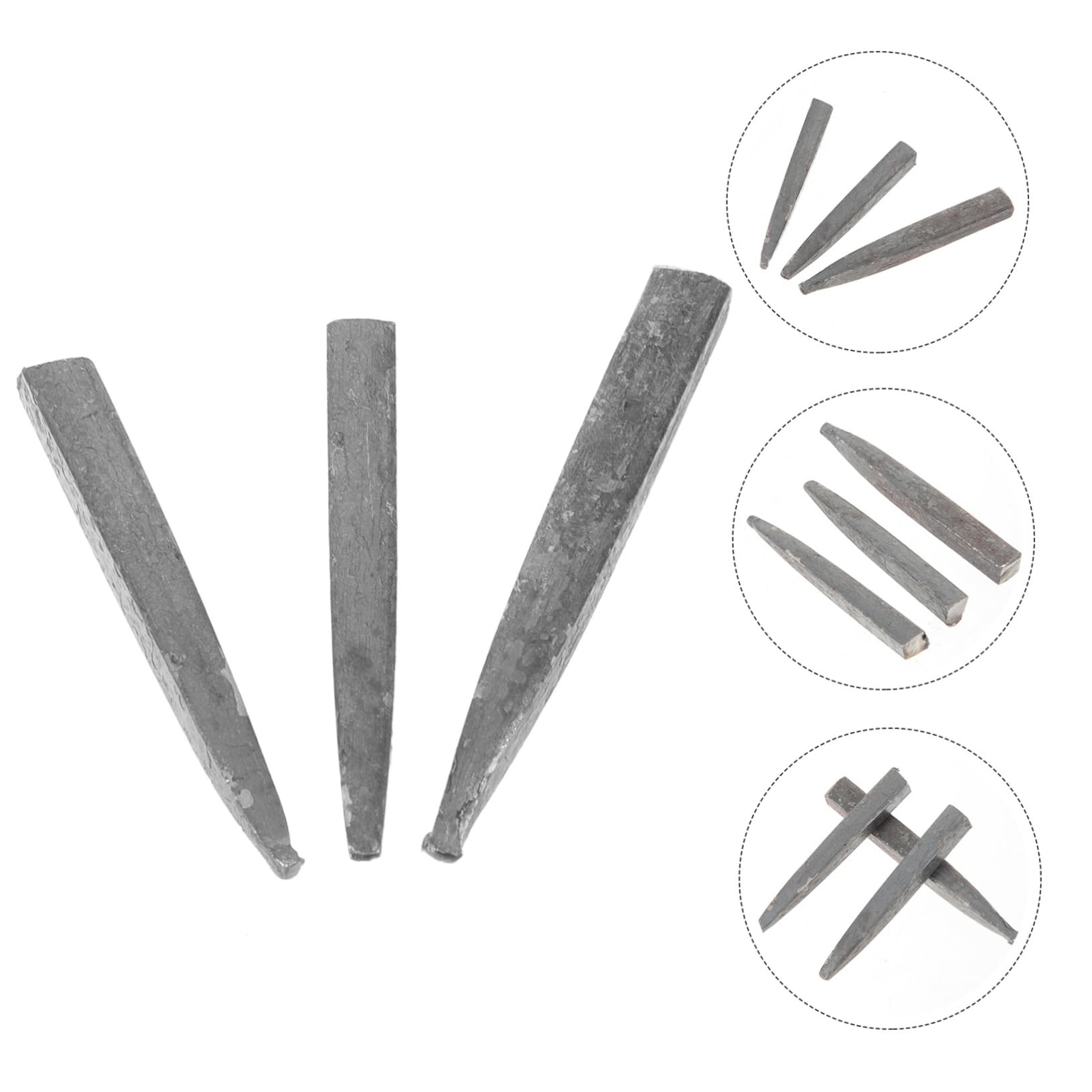 Set Di 9 Cunei In Ferro Per Manico Martello - Rinforzo E Installazione Facile - Foto 6