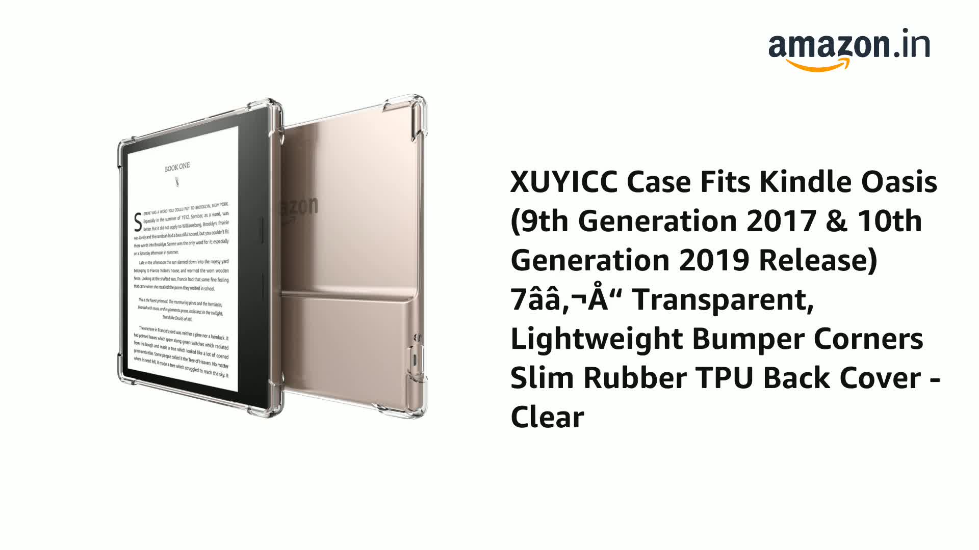 Kindle Oasis カバー付き（2017/第9世代） XUYICC Case Fits Kindle Oasis (9th Generation 2017 & 10th