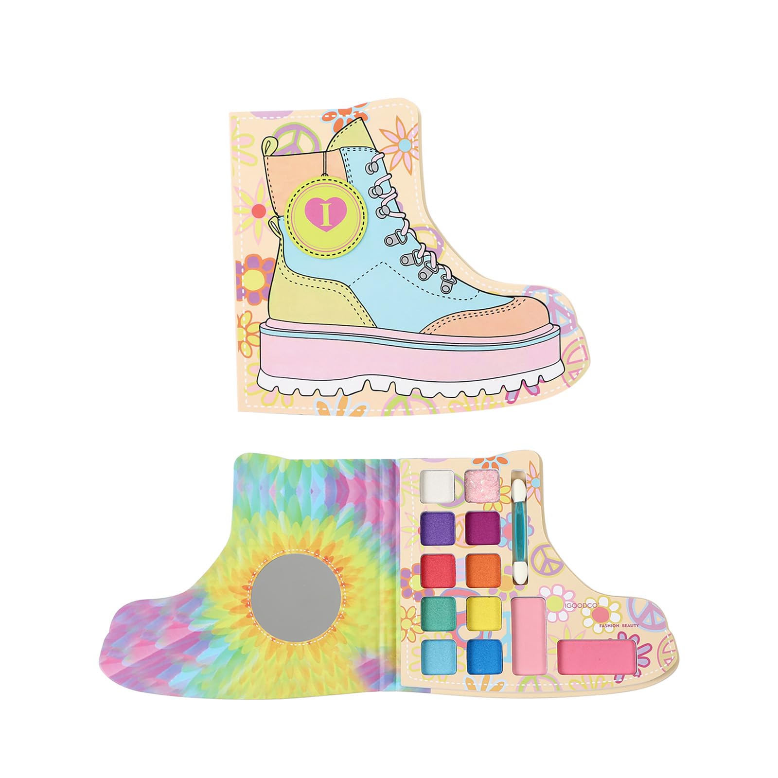 MockTota Set di trucchi per ragazze, atossici e lavabili, set di trucchi per bambini, per ragazze, trucchi per bambini, set fai da te da principessa per bambini