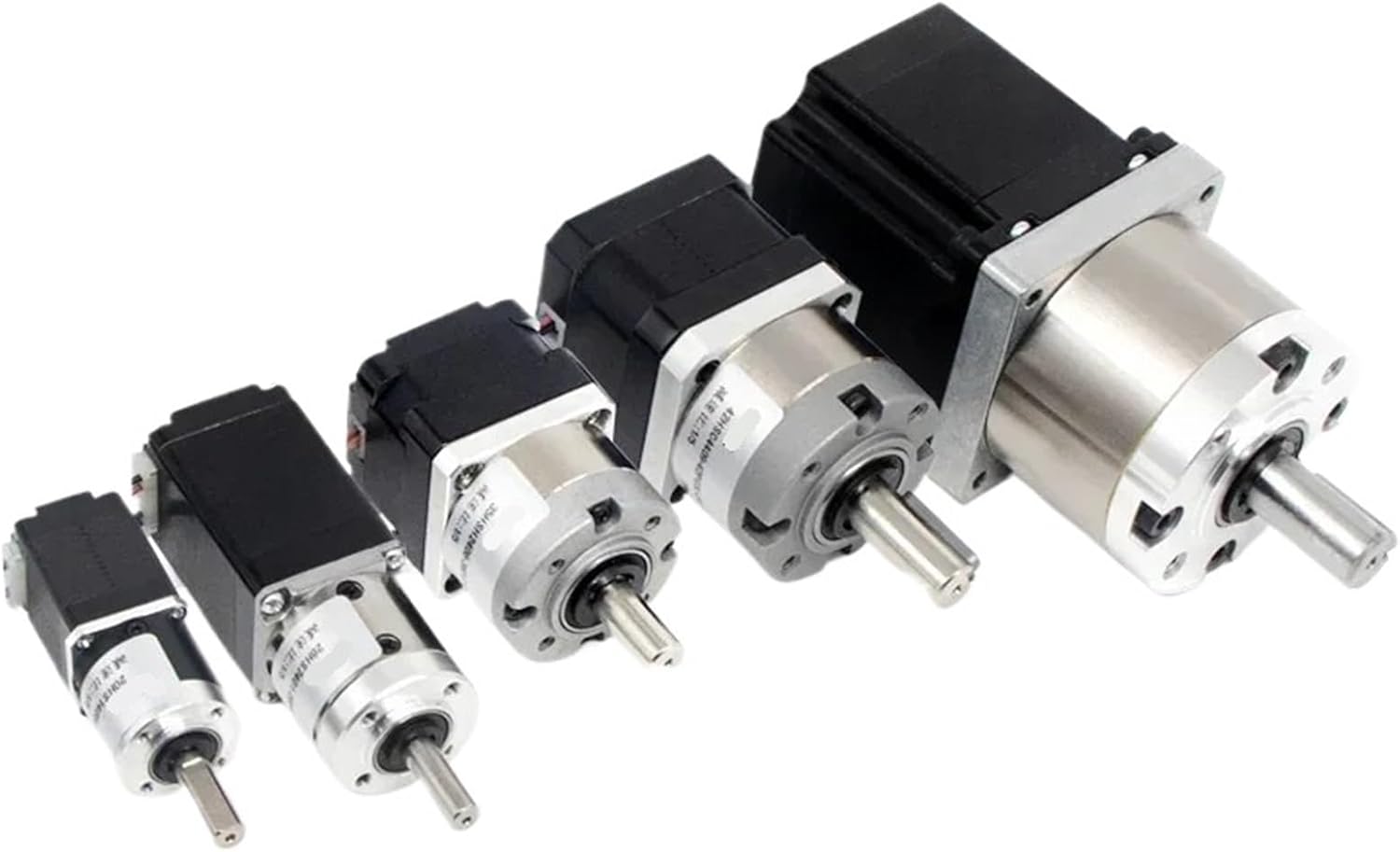 1pcs Speed Reducer Stepping Gear Motor Ratio 3.7-139 DC 24v Nema8/11/14/17/23/24 Planetary Gearbox Motor for(Reduction Ratio 51,Driver-Um242(Pulse))
