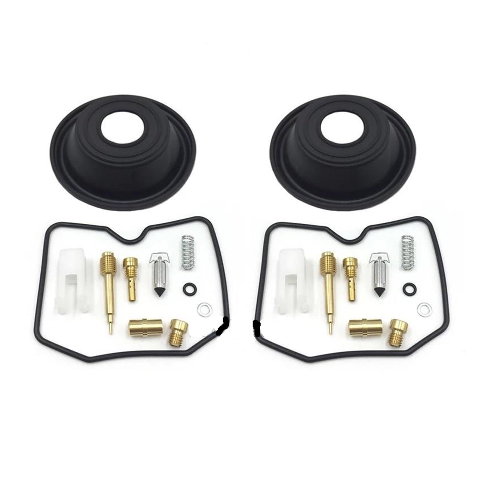 Carburetor Rebuild Kit Repair for KA&was&AKI ZZR250 EX250 EX250H GPX250 ZL250 EL250 FZ400 with Plunger Diaphragm(B)