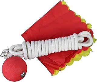 Rubber Hammer Rope - Weighted Practice Dart with Flexible Cord Throwing Ball | Martial Arts Training Equipment for Strengt...