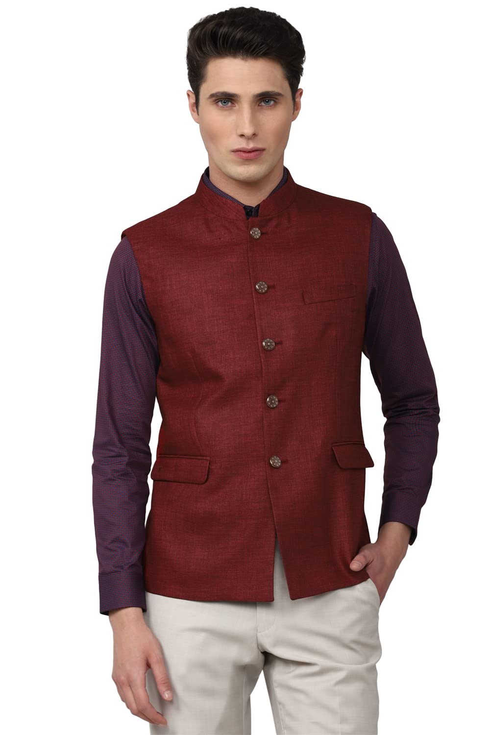 van heusen Mens Nehru Jacket-picture-21