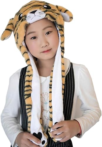 Miniatura 8 de JOYHY Sombrero de felpa para niños y adultos, con solapa para las orejas