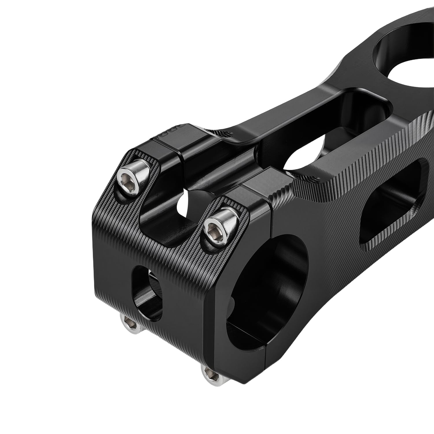 Riser Manubrio Moto Piastra Rialzo Alluminio CNC per Engwe M20 E-Bike Nero | Piastra Rialzo per E-Bike, Struttura in Alluminio CNC, Posizione di Guida Rialzata, Riser per Engwe M20 Bicicletta Elettrica
