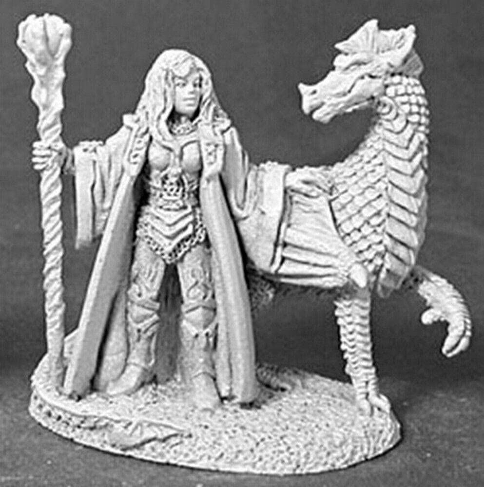 Reaper Miniatures Amber Dracomancer #02452 Dark Heaven Legends Unpainted Metal
