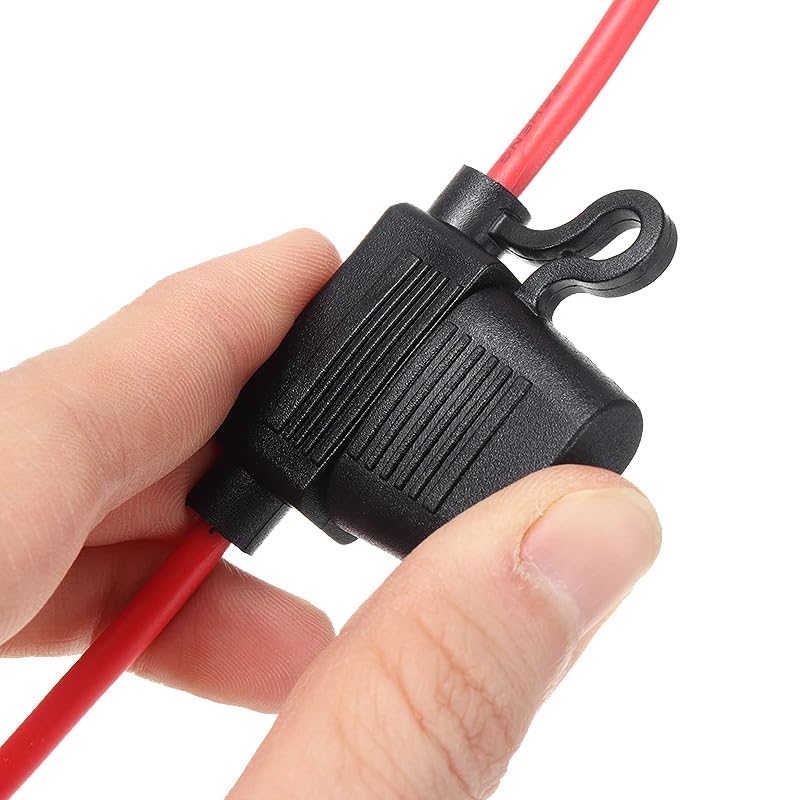 Miniatura 5 de 10 Uds 14AWG ATCATO 30amp Fusible en línea Fusible de hoja 0.5A 1A 2A 3A 4A 5A 7.5A 10A 15A 20A 25A 30A Portafusibles automotrices Fusibles