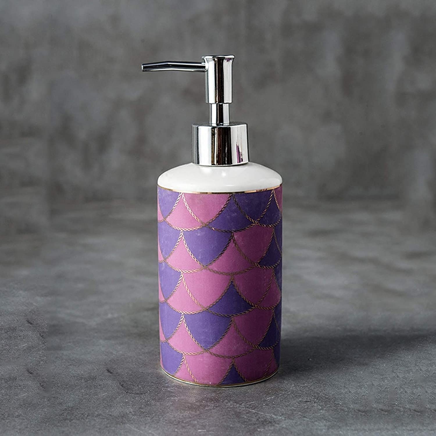 Arbeitsplatte Badezimmer Zubehör Set Badezimmer-Zubehör-Set, 4-teilig, Matte Textur, Bad-Ornament, Keramik, Lila, Bad-Set Im Nordischen Stil Badezimmer Set