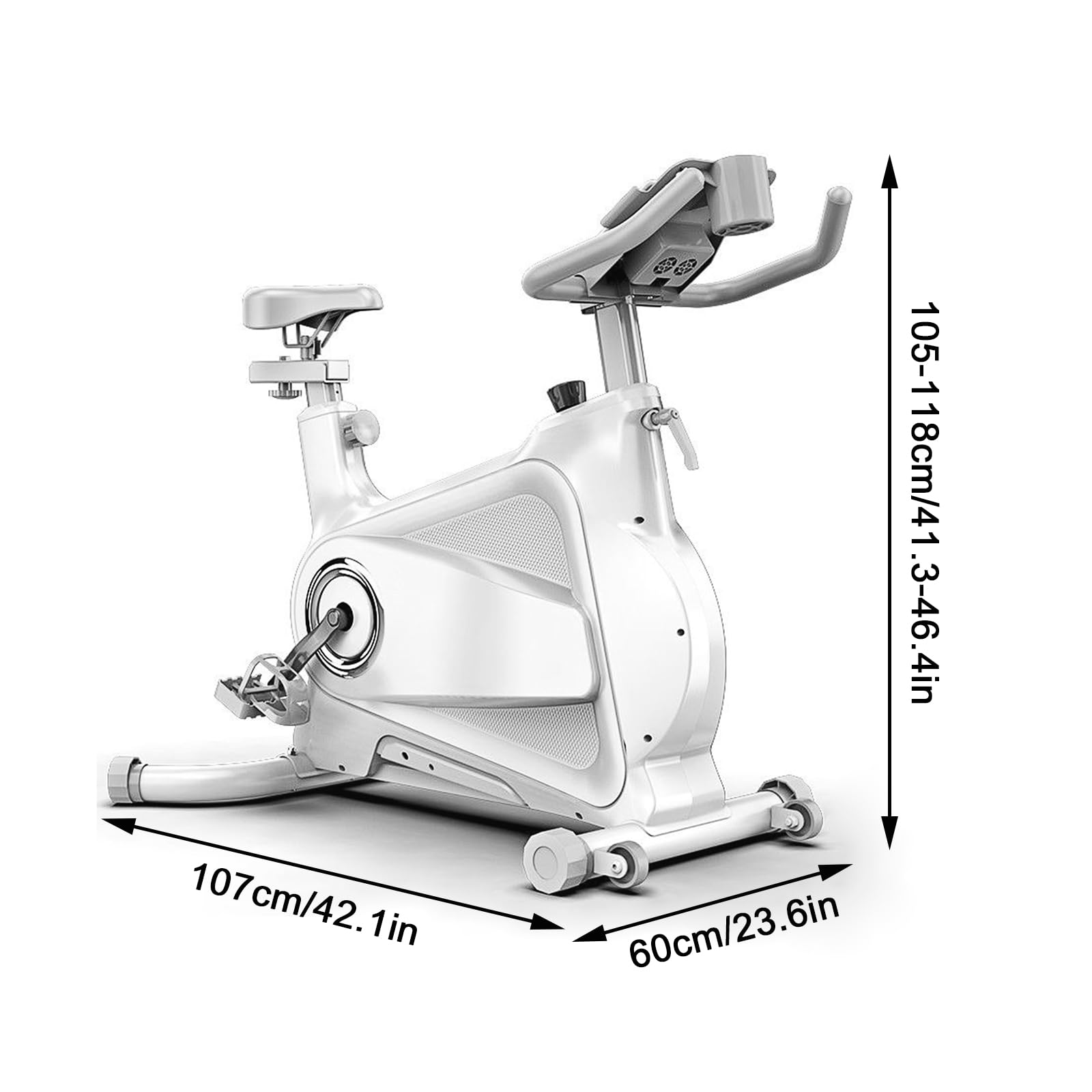 Magnetyczny rower treningowy Smart Connect stacjonarny rower z wielopoziomowym oporem, domowy rower fitness z ekskluzywną aplikacją
