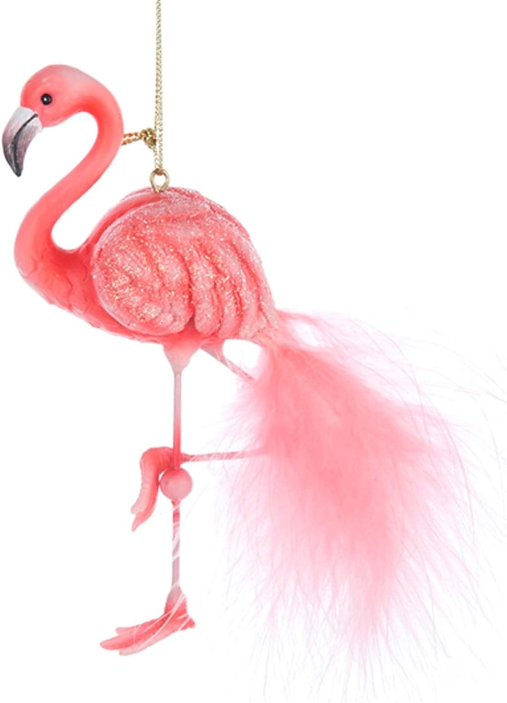 Kurt Adler Pink Flamingo Christmas Ornament Home & Kitchen