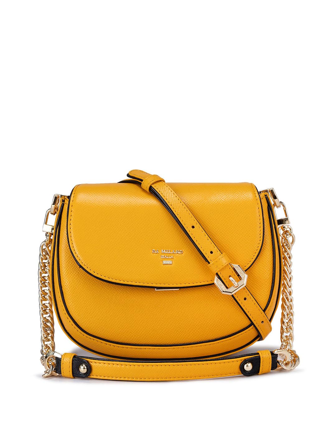 Da Milano Genuine Leather Yellow Sling Bag (00685) (Small) (B0CCRPDDWS) Amazon Price History, Amazon Price Tracker