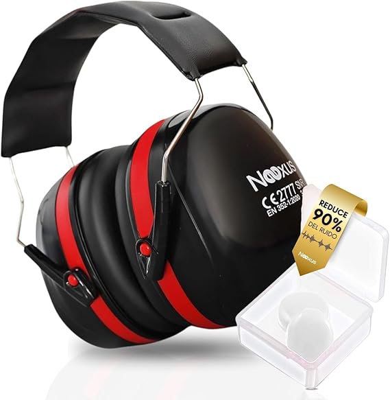 Los cascos antiruido NEXUS ofrecen una protección auditiva superior con 34dB de insonorización y certificación CE 2777. Diseñados para brindar comodidad y durabilidad, son ideales para estudiar, trabajar o viajar. Su tecnología avanzada garantiza un aislamiento eficaz del ruido.