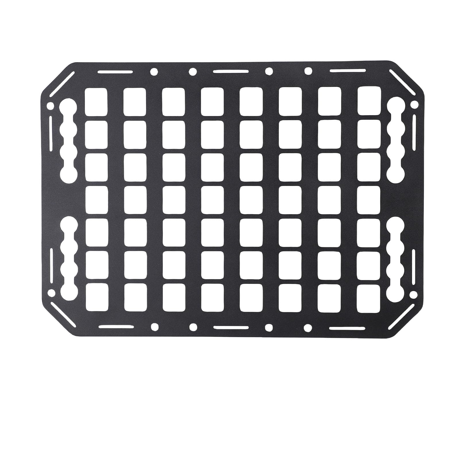 Panneau de Lit de Camion en Aluminium, Système de Rangement Molle Léger avec Mécanisme de Verrouillage pour Rail en L, Compatible avec Les Berlines, SUV, Pickups, Camions,