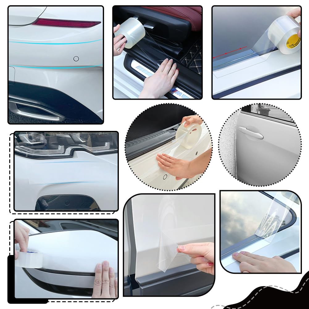 NBEADS 2 Rolls 20m Car Door Edge Guards - Image 4