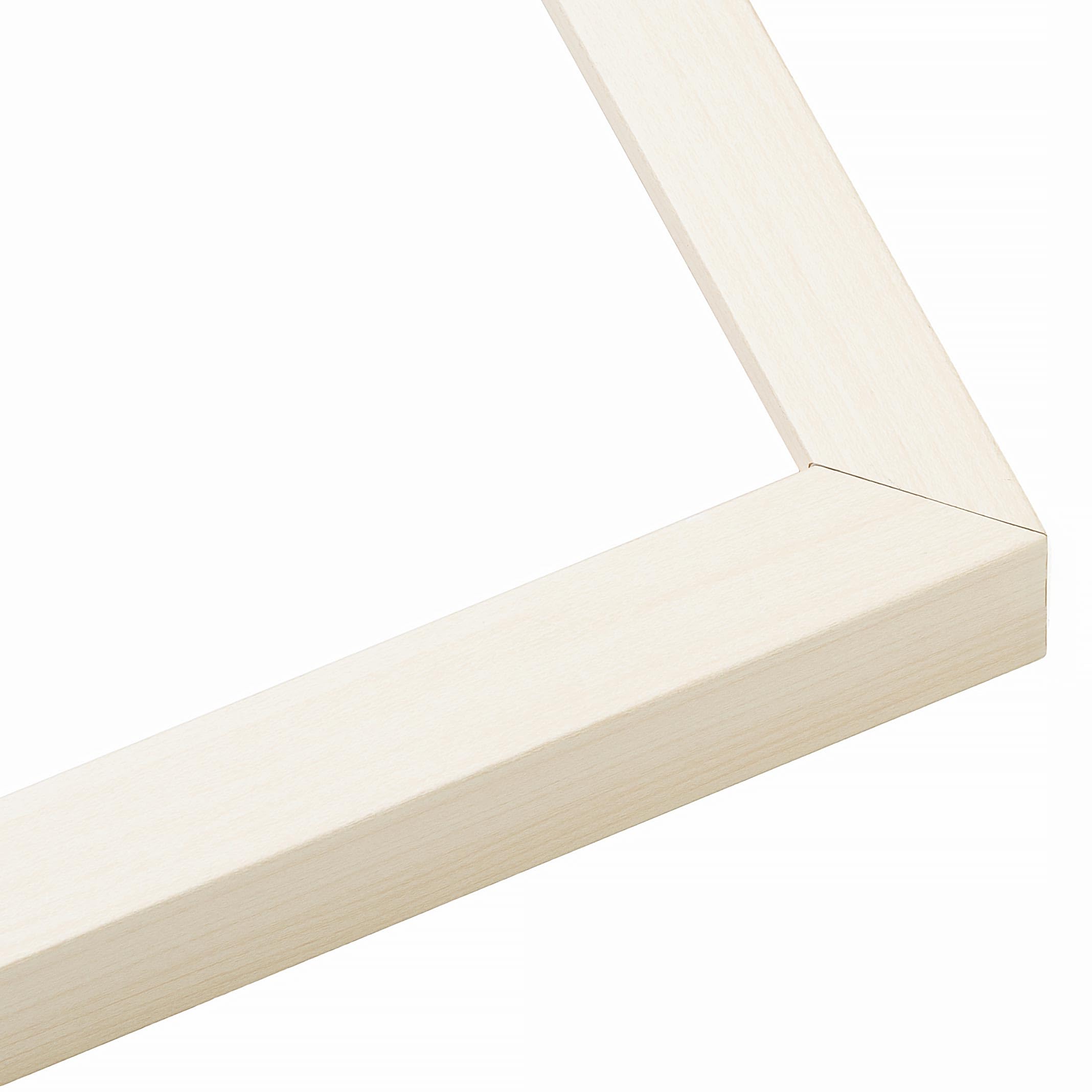 15x15 Shadow Box White Washed Solid Wood Square Picture Frame with UV Acrylic Plexiglass, Backing & Hardware Included