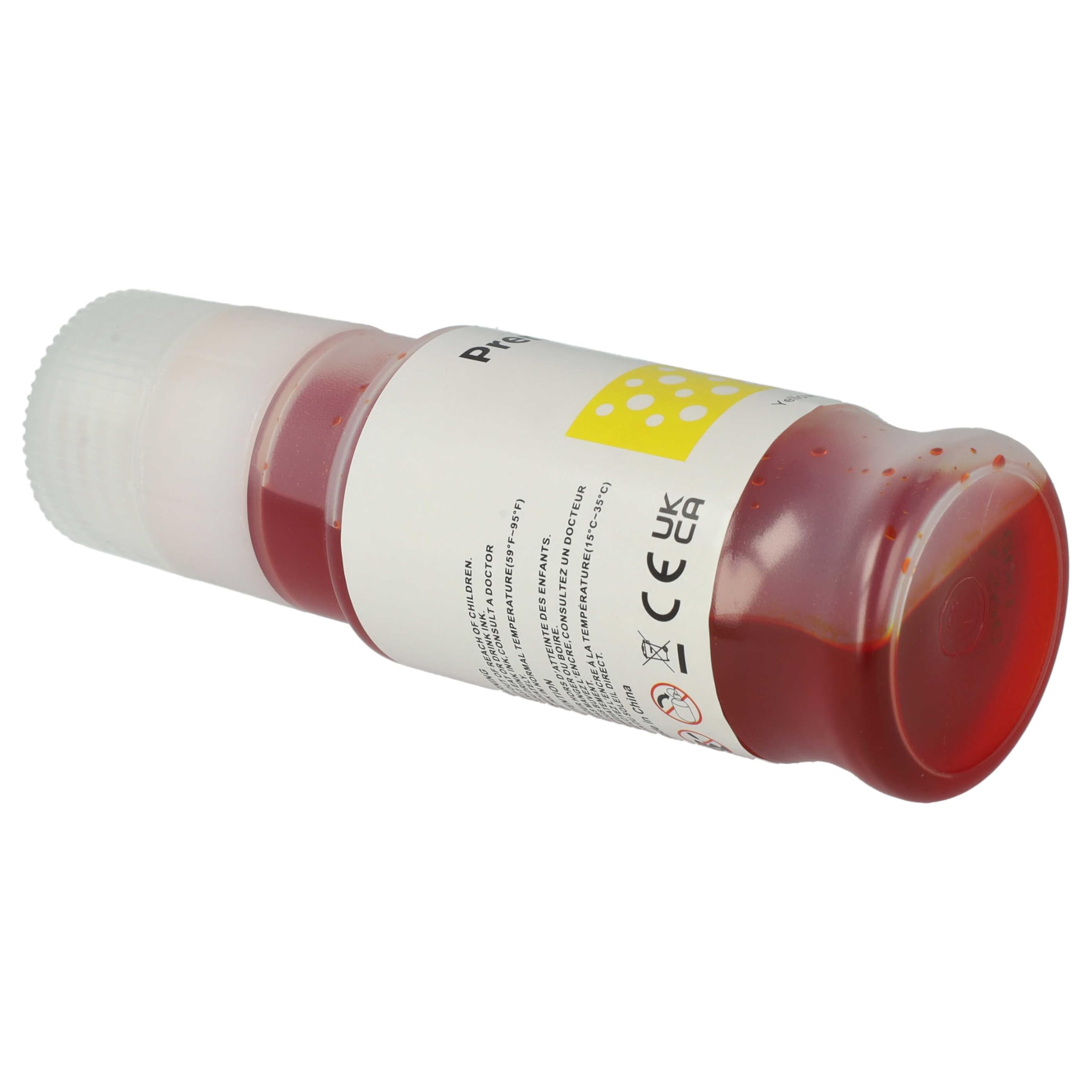 vhbw 4X Encre de Recharge Remplacement pour Canon GI-11, GI-21, GI-41 imprimante - Kit de Recharge Dye Cyan, Dye Magenta, Dye Noir, Dye Jaune