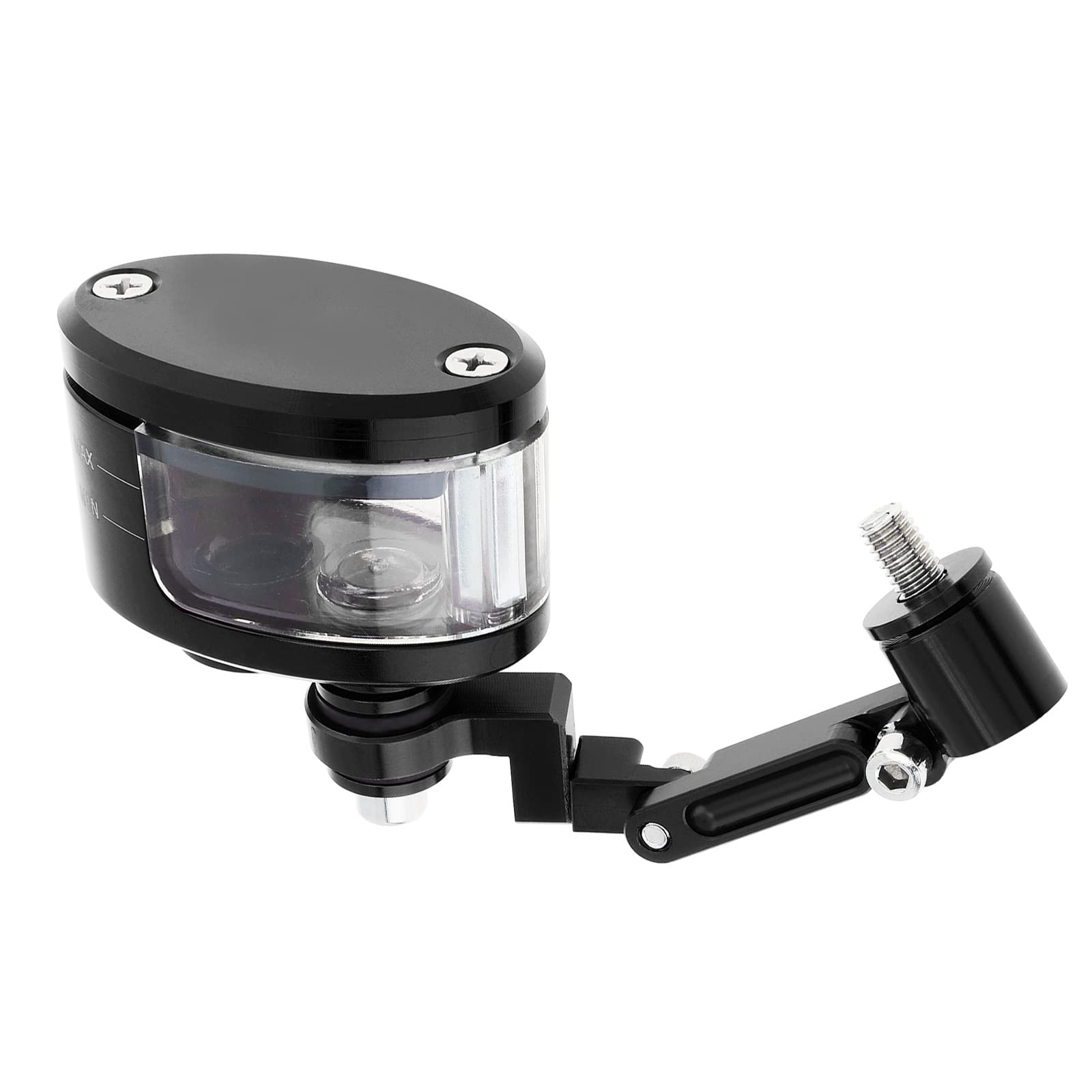 Windance Réservoir universel de liquide de frein et d'embrayage pour motocyclette (Noir)