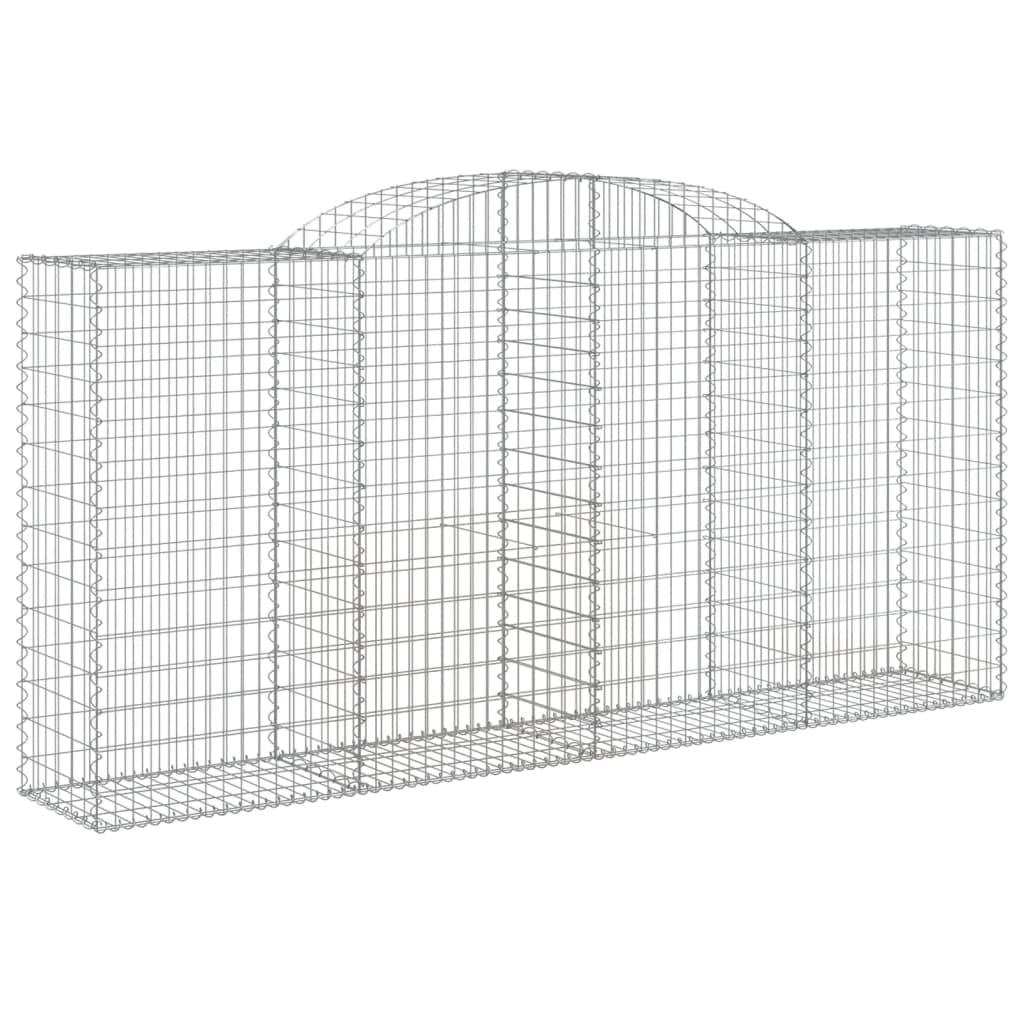 Hothingwell - Cesta de Gaviones (300 x 50 x 140/160 cm), diseño de hierro