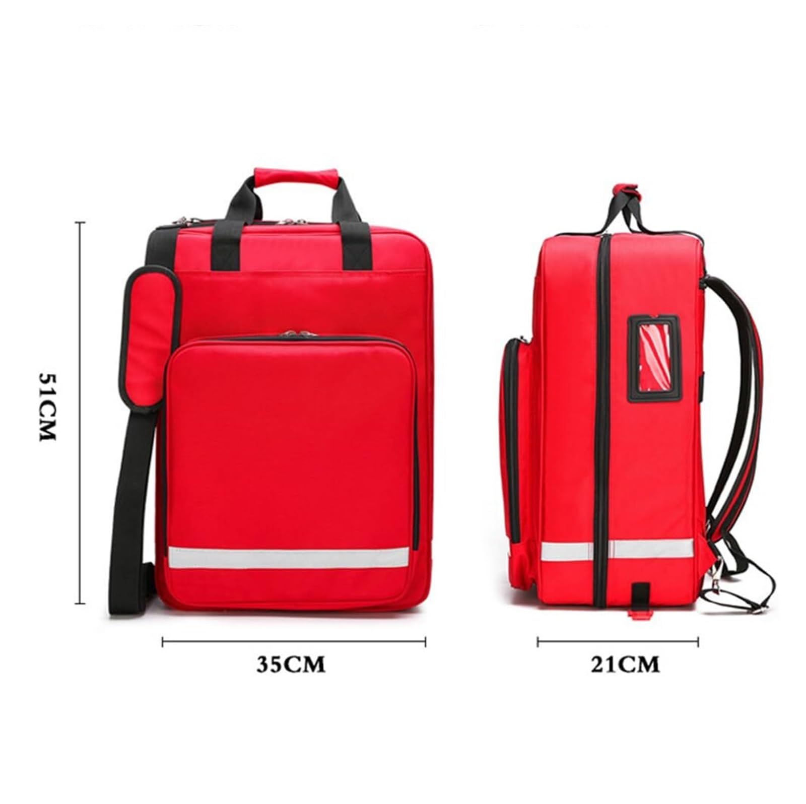Botiquín de Primeros Auxilios con Ruedas y Carrito Extraíble - Kit Médico Portátil Multiusos para Familia, Camping, Festivales y Emergencias (Gran Capacidad)