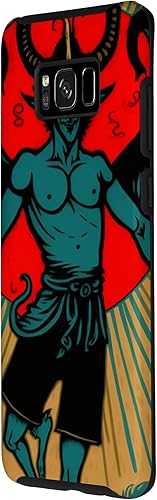 Miniatura 2 de Galaxy S8+ Evil Baphomet Goat Devil Demon God With Wings Muralism Art Case