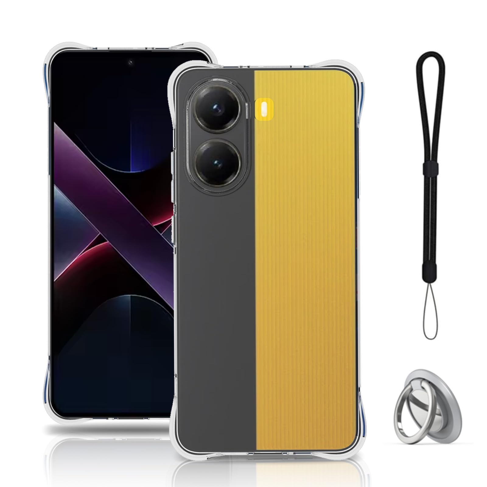 Amazon.co.jp: Xiaomi POCO X7 Pro 用 ケース カバー スタンド付き 