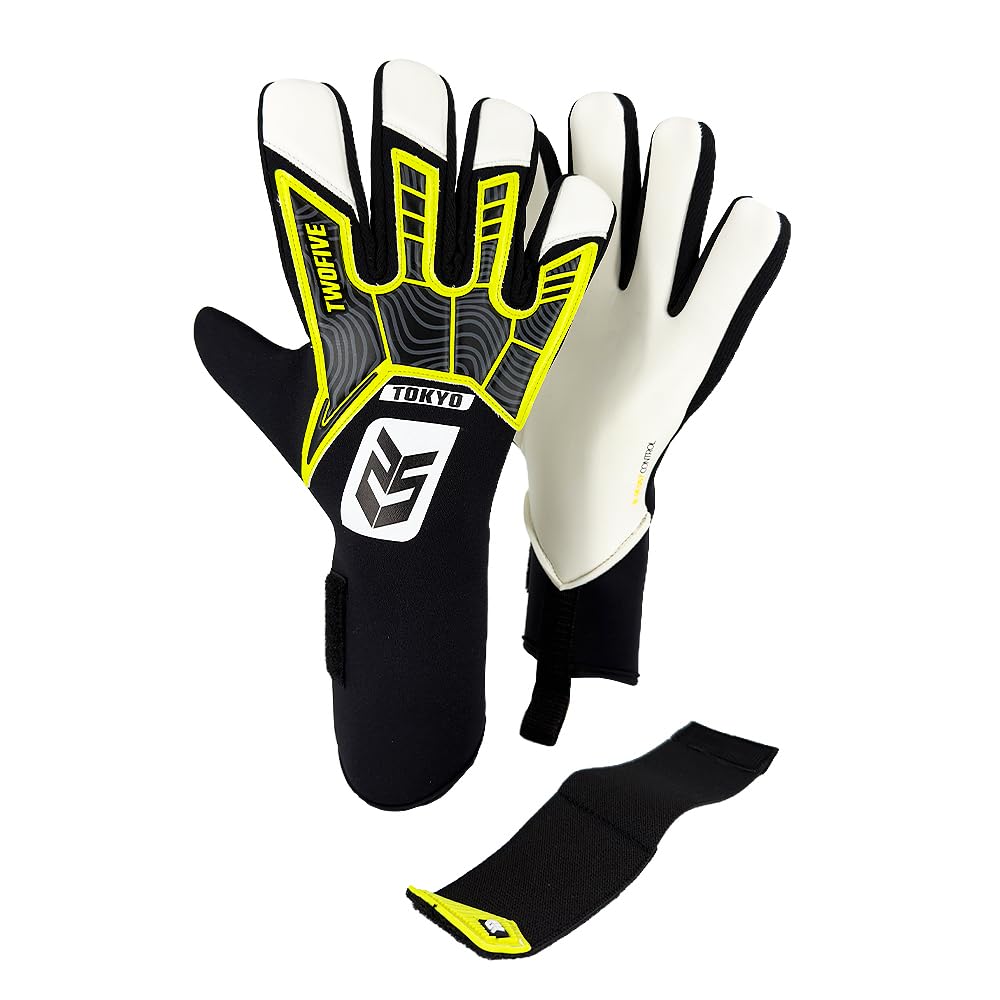 TWOFIVE Guanti da portiere da calcio Tokyo Basic