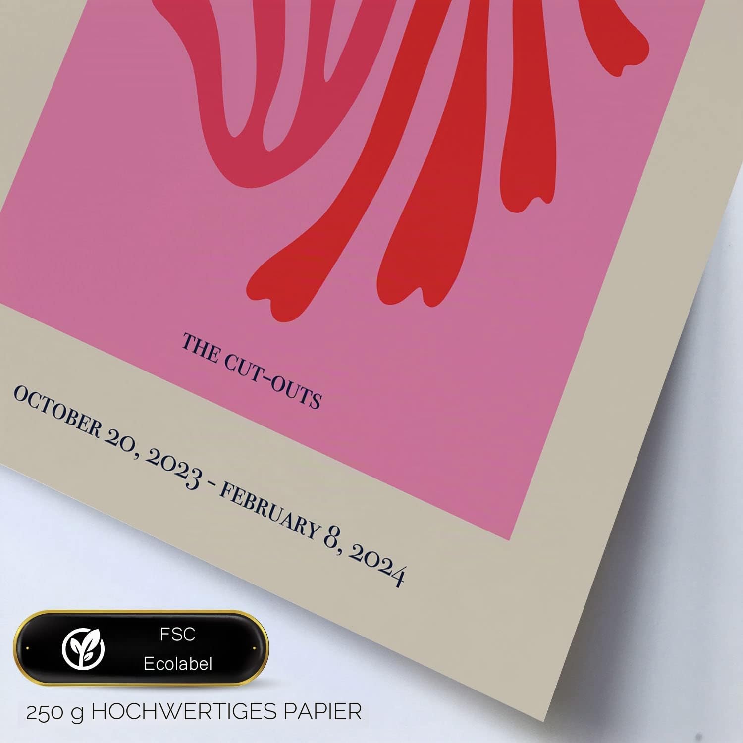Nacnic Set von 6 Poster Matisse. Sammlung von Platten mit ästhetischer Collage für Innendekoration. Größen A3 und A4. Rahmenlos