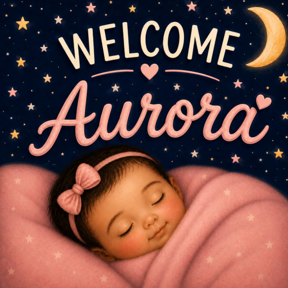 Welcome Aurora: A Personalized Baby Book Celebrating Your New Baby (Three Hearts Baby Names (Aurora))