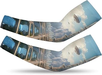 Cooling Arm Sleeves Art Gardening Sleeves Compression Sports Arm Sleeve Sun Protection Sleeves