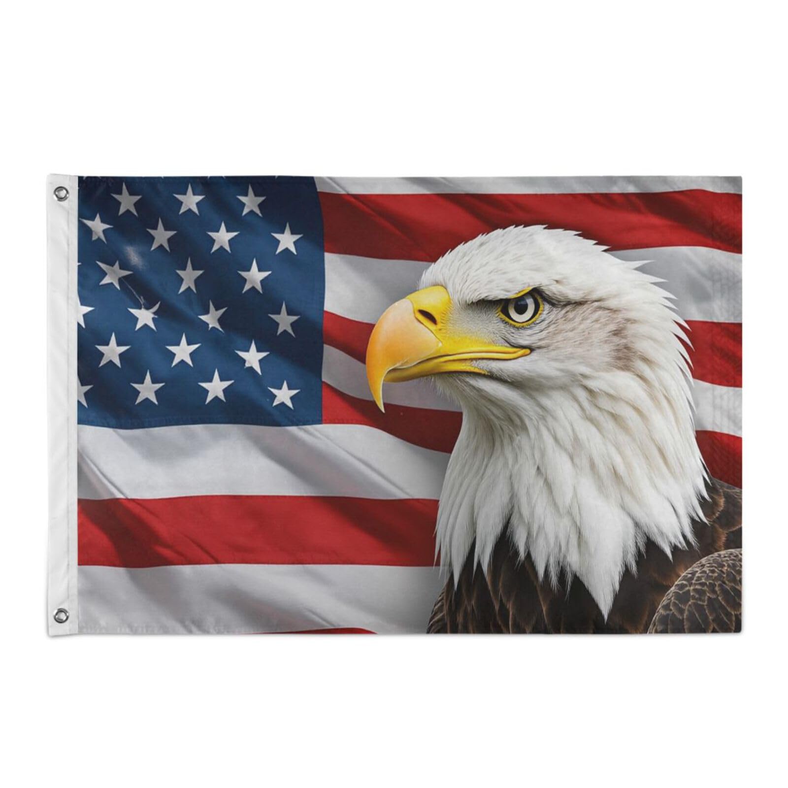 Amazon.co.jp: Wamika 愛国的なイーグルフラッグ 3x5フィート 真鍮