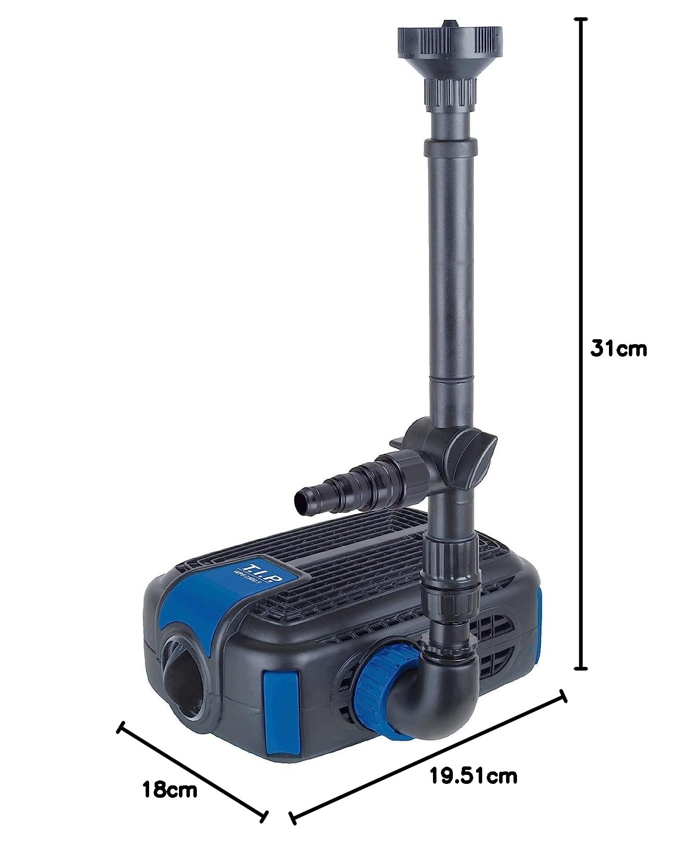 TIP multifunción Bomba de Estanque WPF 2500 S, Negro