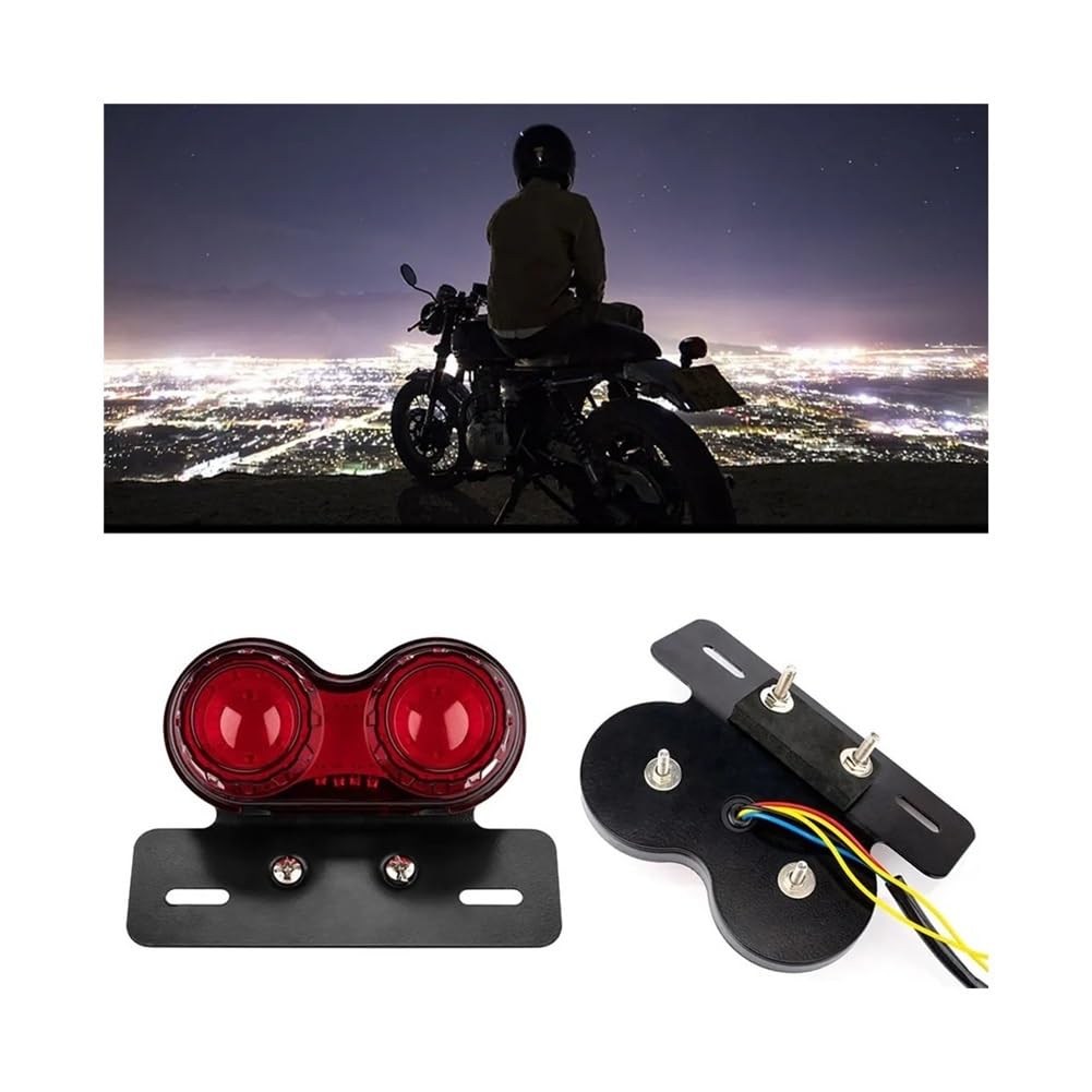 Luce Freno Moto Lampada Di Coda A LED Universale Per Moto Lampada Di Segnalazione A LED Super Luminosa Per Indicatori Direzione Per Motociclette Per Accessori Moto