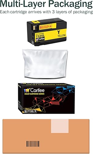 Miniatura 5 de Cartlee Cartuchos de tinta compatibles de repuesto para HP 712 712XL cartuchos de tinta para HP para impresoras DesignJet T120 T230 T250 T520 T630