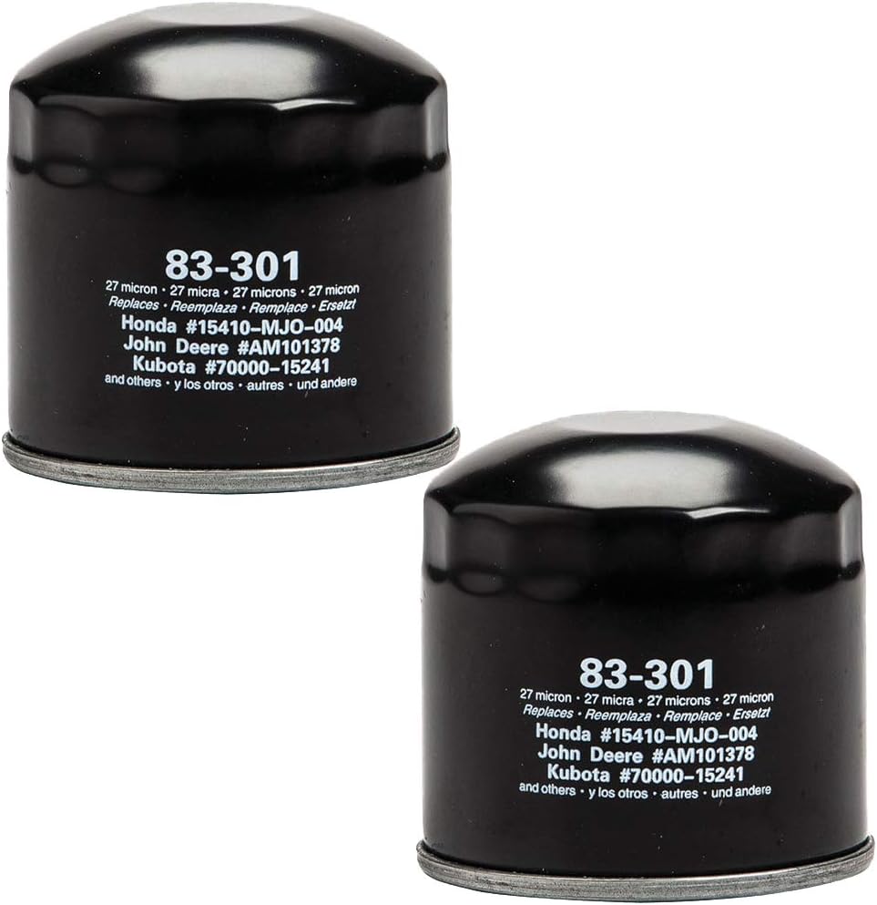 Oregon 83-301 (2 Pack) Oil Filter Replace Honda 15400-679-023 15400-POH-305 ;HJ#7-545/MKI94 G1575158